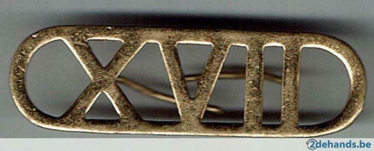 Militair insigne XVII, Envoi