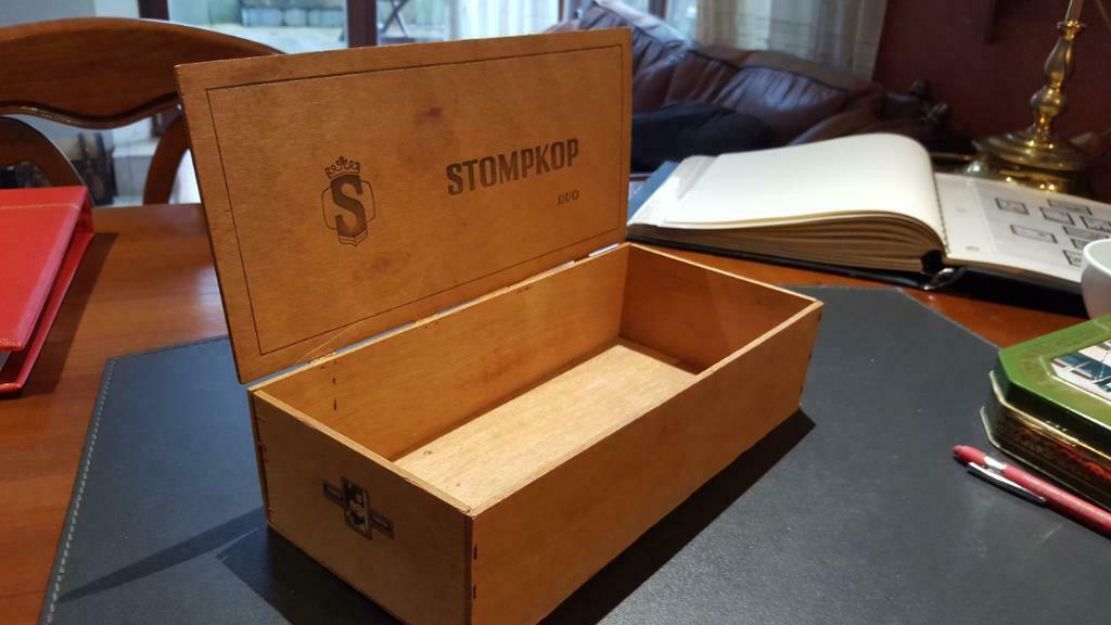 boite à CIGARES en bois - STOMKOP, Enlèvement ou Envoi, Utilisé