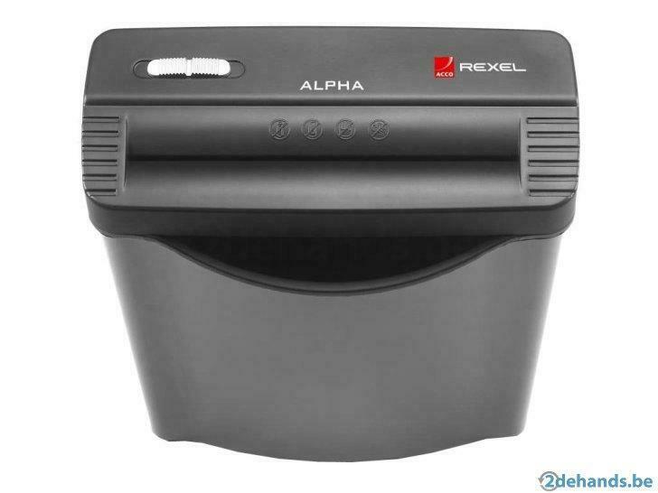 Papiervernietiger Rexel Alpha (nieuw), Ophalen of Verzenden, Papiervernietiger