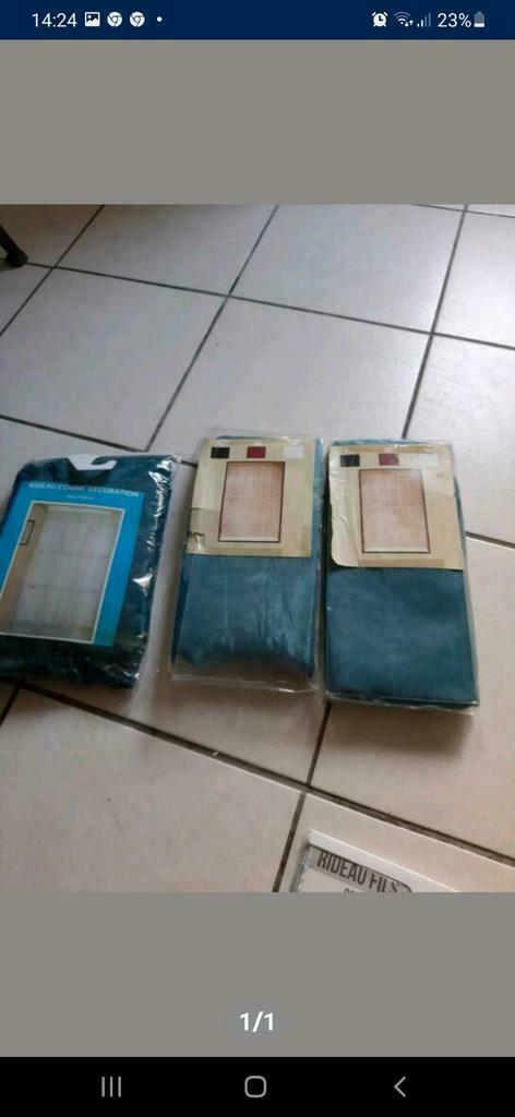 À vendre 3  rideaux voile la pièce 4€ les mesures 3mx45cm, Enlèvement, Comme neuf