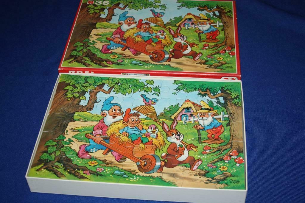 Carol Voges ( Jumbo Puzzel ) compleet (tuinkabouters), Ophalen of Verzenden, Overige figuren, Gebruikt