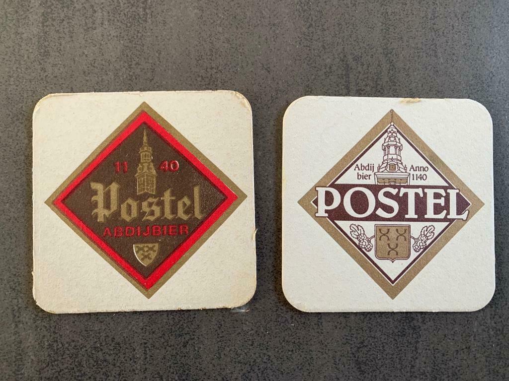 Bierviltjes Postel - Abdijbier, Ophalen, Gebruikt, Viltje(s), Overige merken