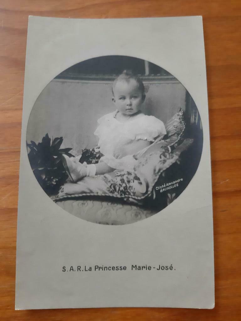 Carte postale Princesse Marie-José, Collections, Enlèvement ou Envoi, Comme neuf