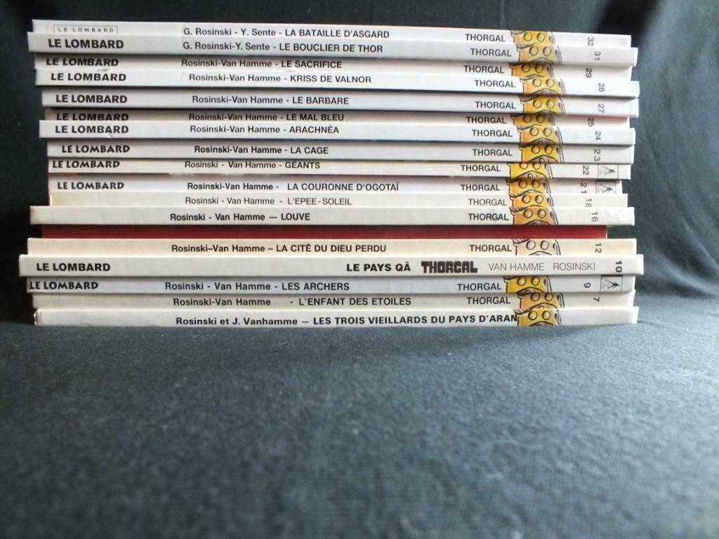 THORGAL (23 ALBUMS /16 E.O).            EDITIONS DU LOMBARD, Livres, Série complète ou Série, Enlèvement ou Envoi, Comme neuf
