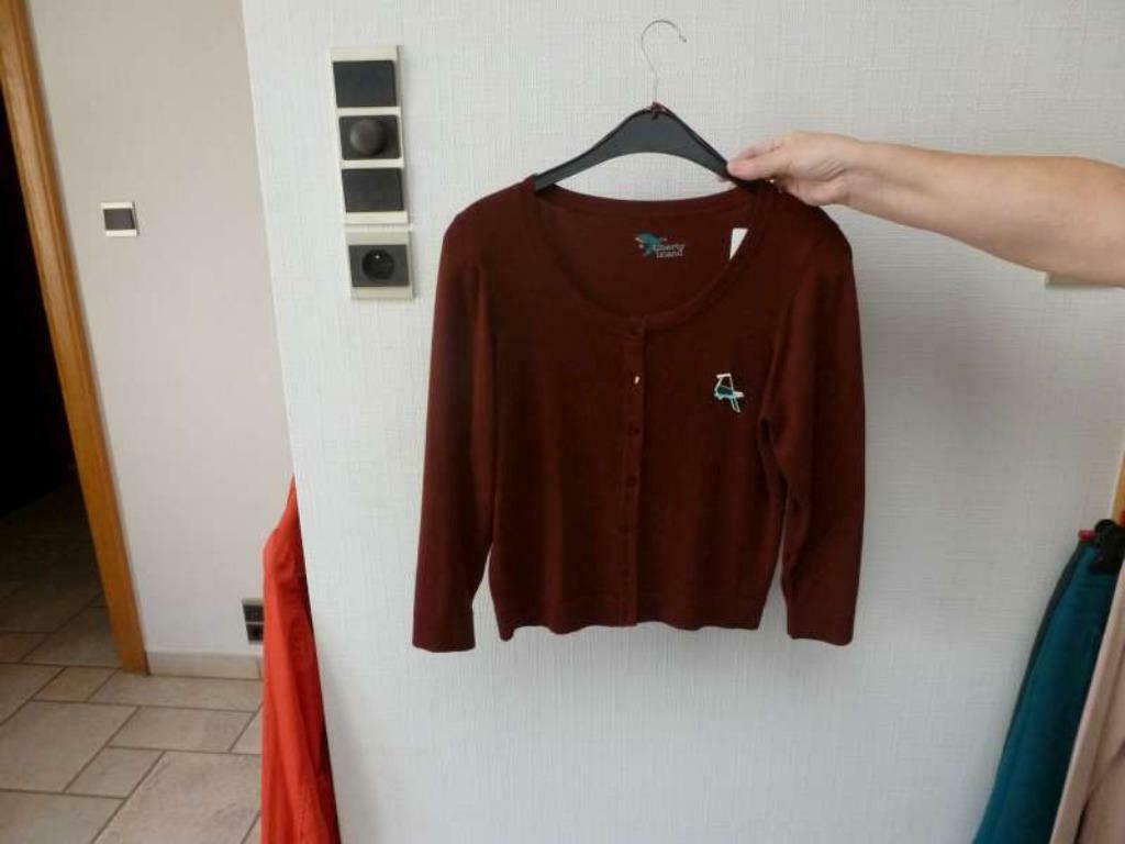 Dames gilet bordeau LIBERTY ISLAND NIEUW, Ophalen of Verzenden, Nieuw, Maat 38/40 (M)