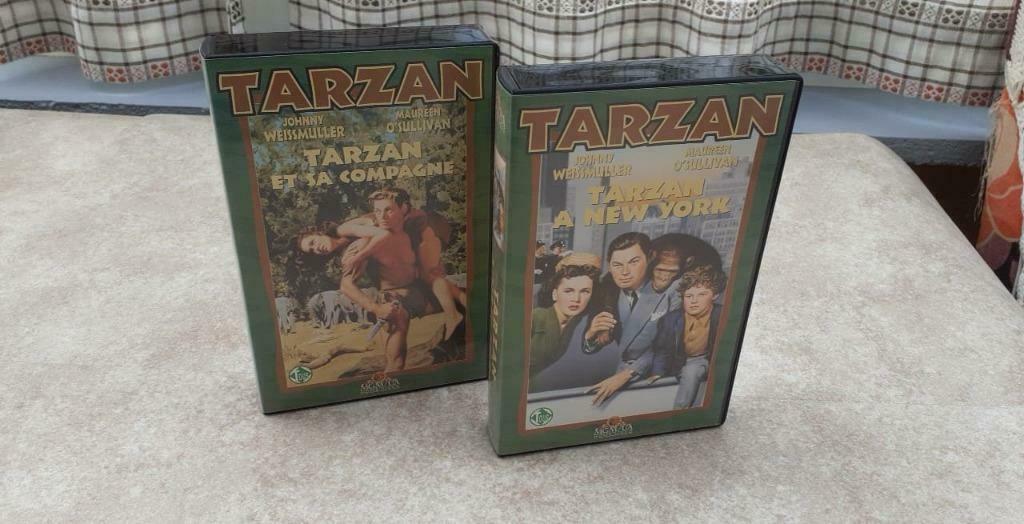 2 x VHS video :  Tarzan, Ophalen of Verzenden, Gebruikt
