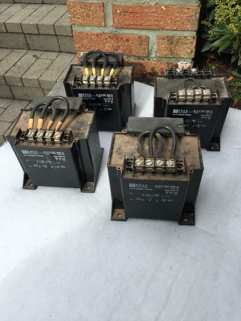 Lot de 3 transformateurs EREA E 212 SC 400 S, Bricolage & Construction, Enlèvement, Utilisé, 200 à 500 watts, Autres types