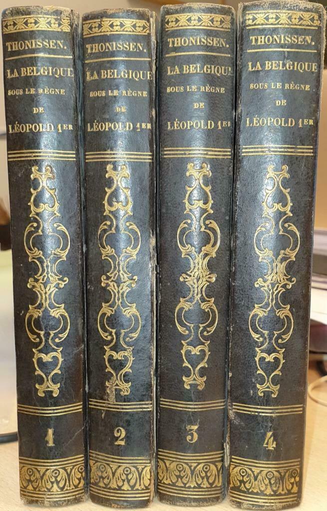 La Belgique sous la règne de Léopold Ier., Livres, Thonissen J.-J., Enlèvement ou Envoi, 19e siècle, Utilisé