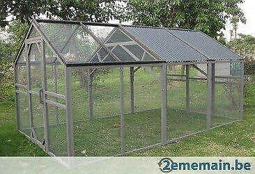 Poulailler/Enclos/parc 9m² voliere chatire XXL NEUF, Animaux & Accessoires, Envoi, Neuf, Poulailler