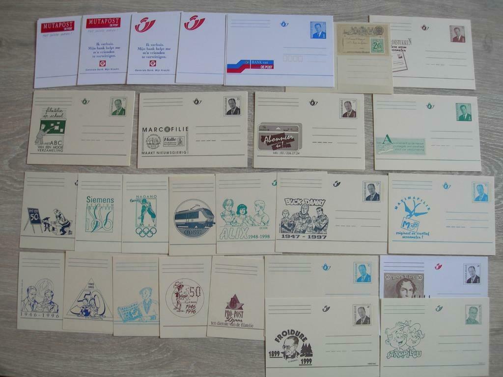 postzegels postkaarten, Postzegels en Munten, Postzegels | Europa | België, Kunst, Ophalen of Verzenden, Zonder stempel, Postfris