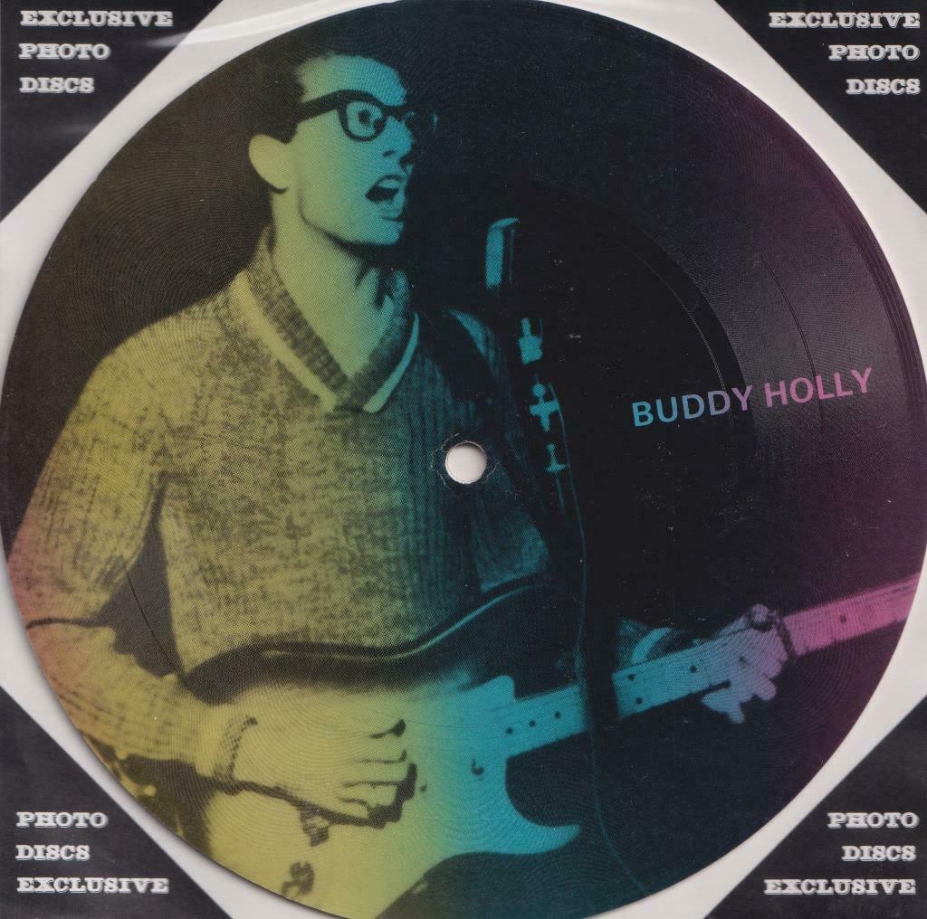 Buddy Holly – Not fade away / Rock me my baby - Flexi Pictur, Cd's en Dvd's, Vinyl Singles, 7 inch, Single, Ophalen of Verzenden