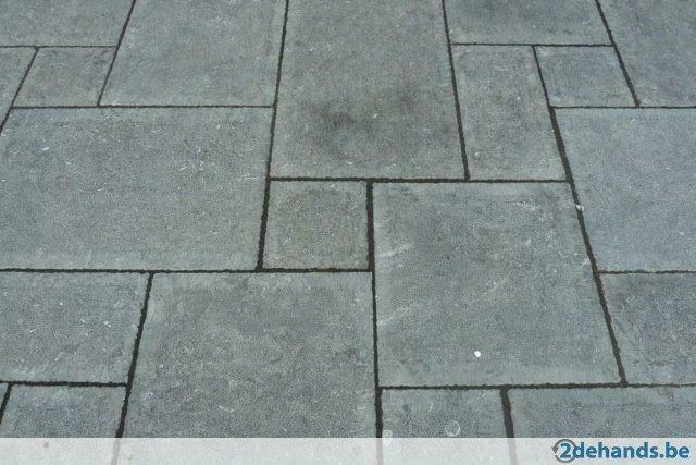 Verouderde rustieke terras tegels Patio , Romeinsverband, Ophalen, Nieuw