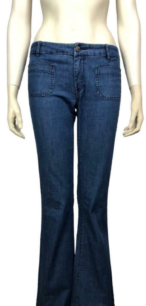Jean Seven For All Mankind - 27, Taille 36 (S), Comme neuf, Longs, Bleu