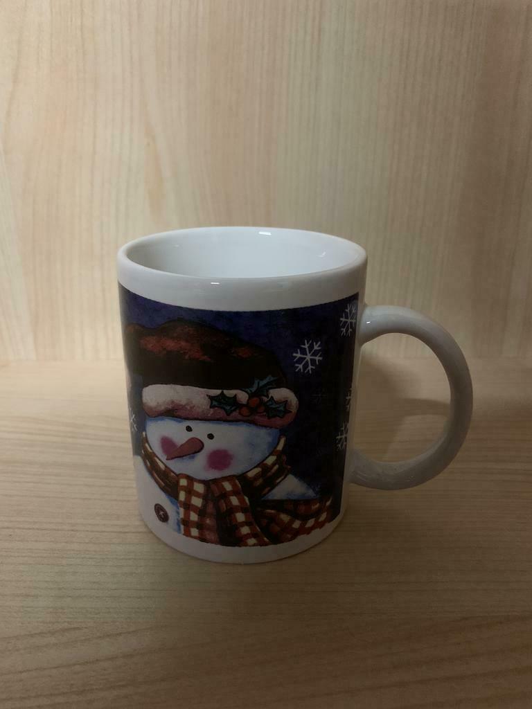Mok koffietas sneeuwman. Kerstdecoratie, Huis en Inrichting, Ophalen of Verzenden, Nieuw, Overige stijlen, Kop(pen) en/of Schotel(s)