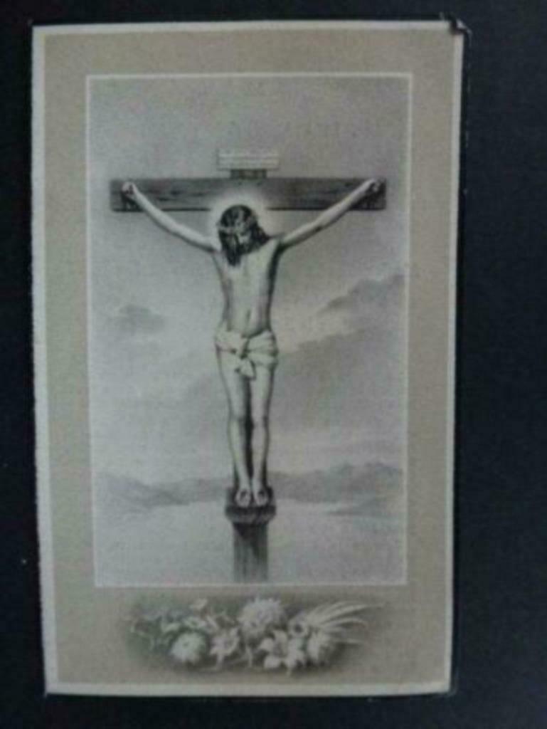 fiche nécrologique Mère Paula Marie Ghislaine Hallet  1885, Envoi, Carte de condoléances