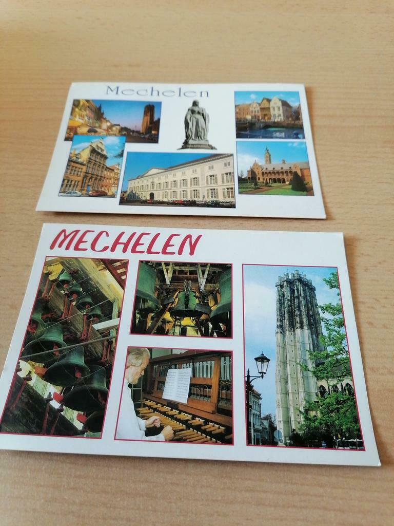 2 postkaarten van Mechelen, Ophalen of Verzenden