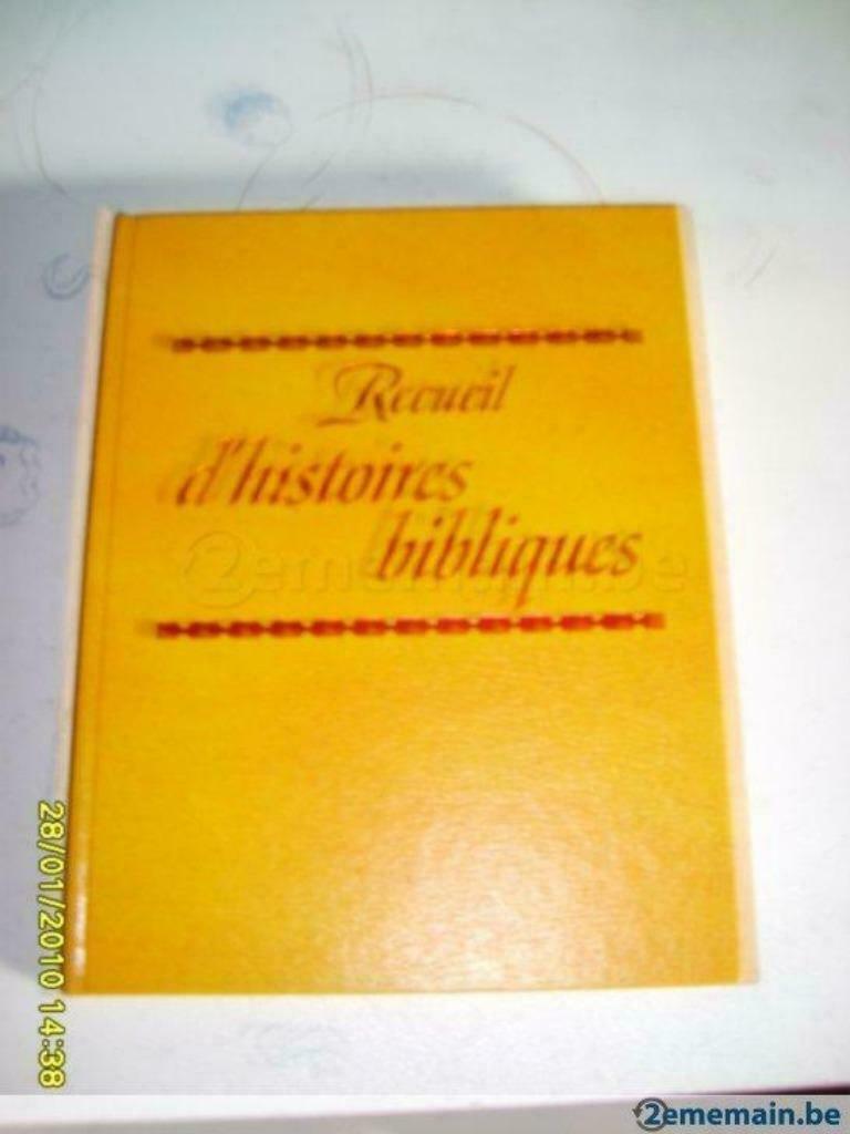 Receuil d histoires bibliques, Enlèvement ou Envoi, Utilisé