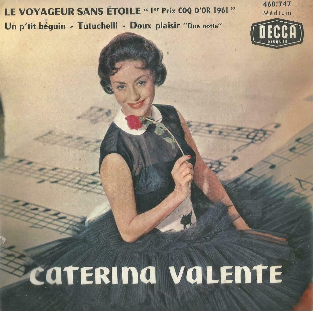 Caterina Valente – Le voyageur sans étoile / Tutuchelli - EP, Enlèvement ou Envoi, 7 pouces, Pop, EP