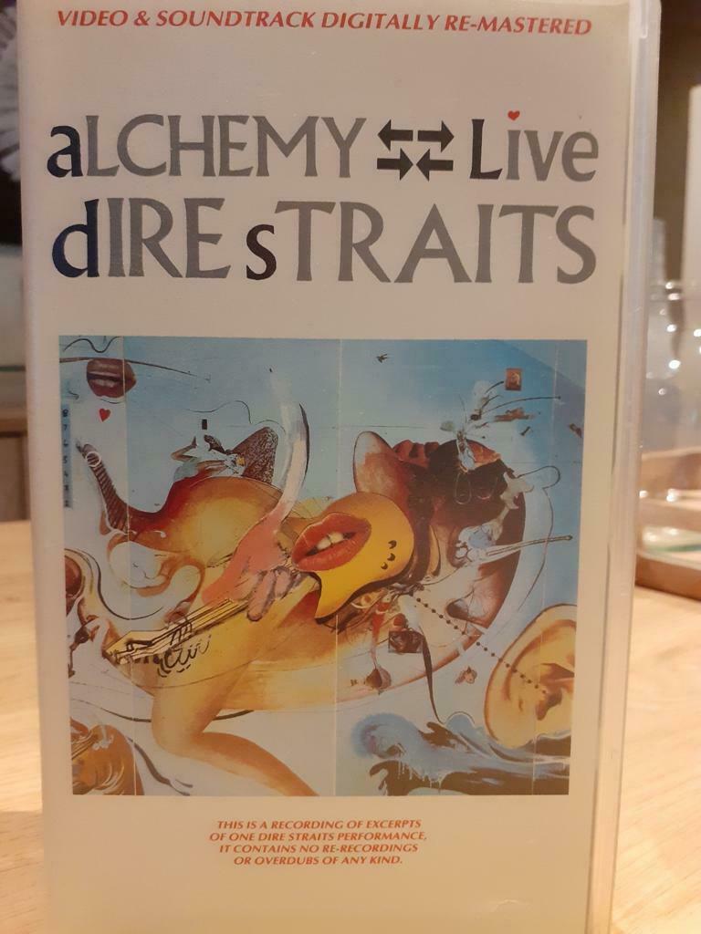 Dire Straits "Alchemy " VHS, Ophalen of Verzenden, Zo goed als nieuw