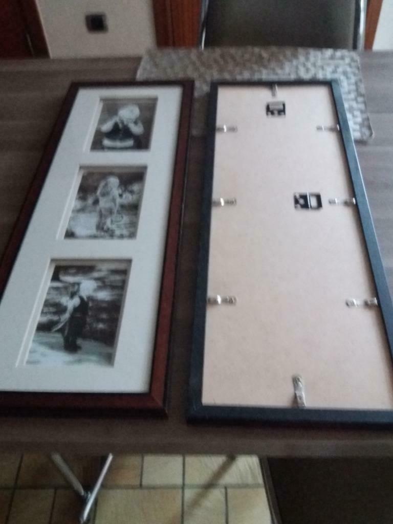 2 fotokaders voor 3 foto's, Ophalen, Minder dan 50 cm, Gebruikt, 50 tot 75 cm
