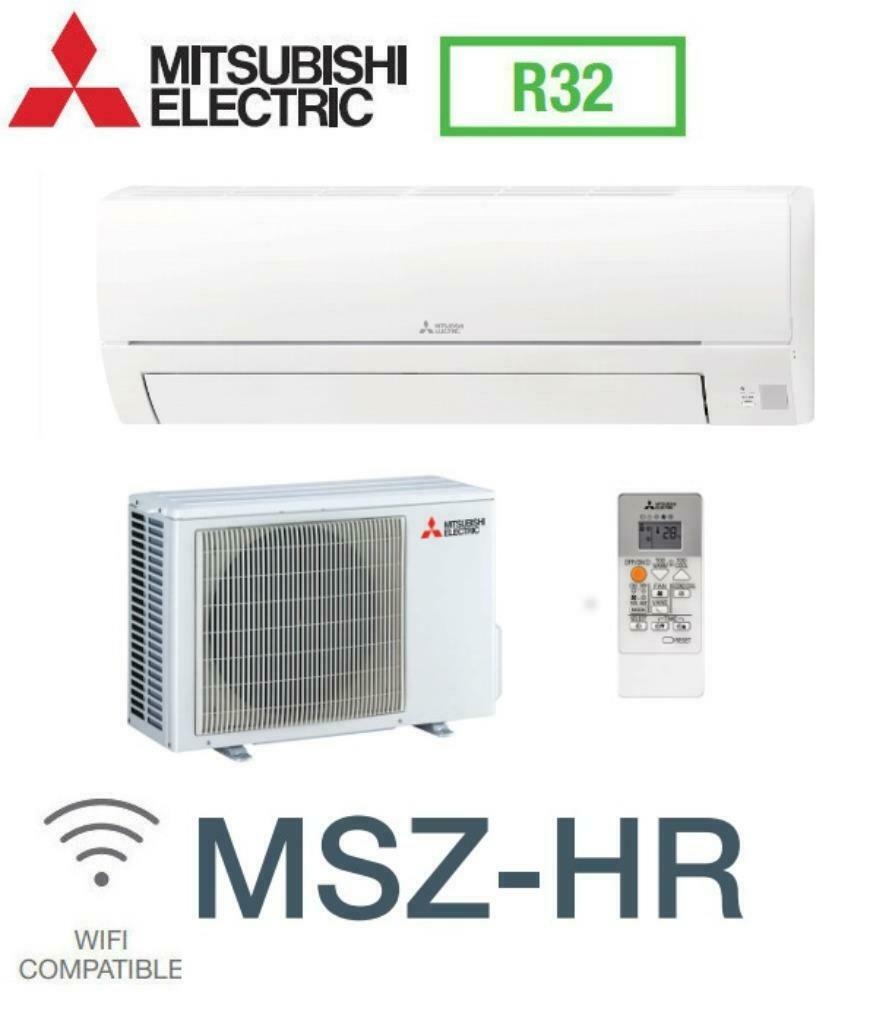 Onduleur Pompe à Chaleur Mitsubishi A++ R32 Wifi 2,5kw - 7kw, Neuf, Enlèvement ou Envoi, Refroidissement et Déshumidification