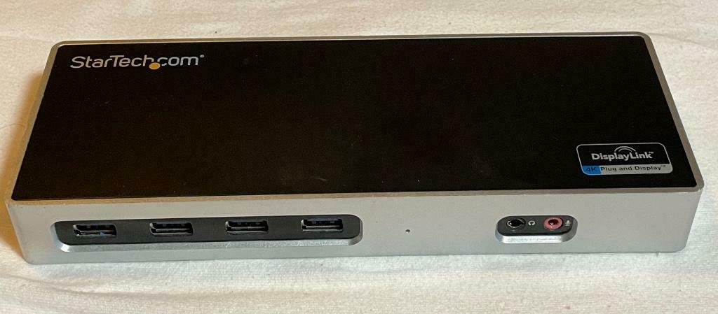 StarTechCom Dual-4K Monitor Docking Station for laptops, Ophalen of Verzenden, Docking station, Laptop, StarTechCom