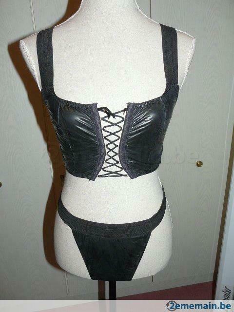 Ensemble  bustier string noir ;, Vêtements | Femmes, Enlèvement ou Envoi, Porté, Noir