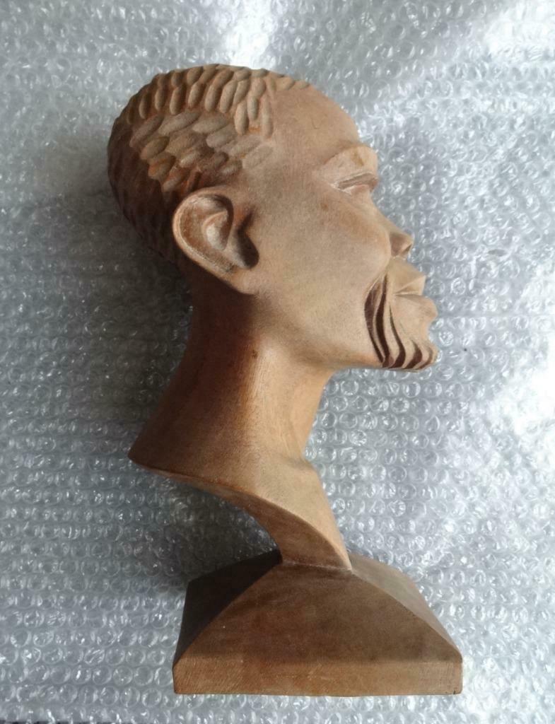 houten borstbeeld, Ophalen of Verzenden