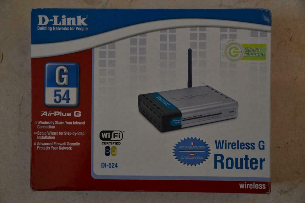 D-Link Wireless Router DI-524(Wireless G Router), Computers en Software, Ophalen of Verzenden, Gebruikt