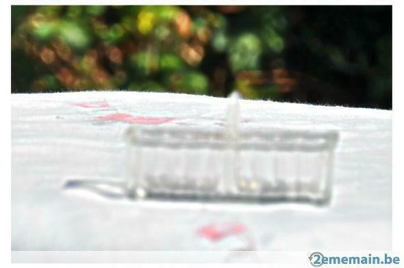 saleron en verre carré, Antiquités & Art, Enlèvement ou Envoi