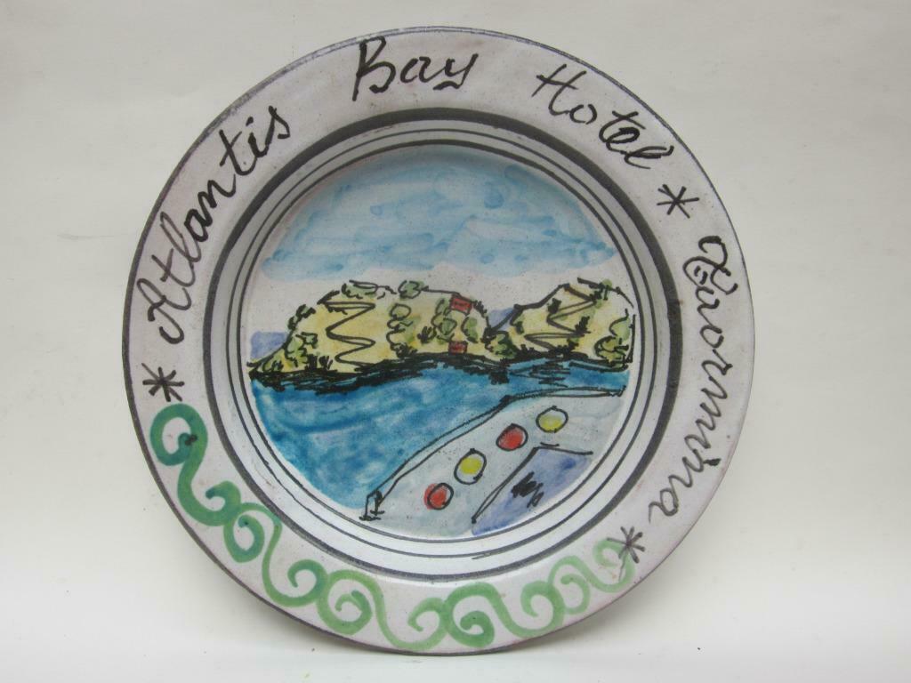 De Simone - beau plat en céramique - Taormina - années 50-70, Antiquités & Art, Enlèvement ou Envoi