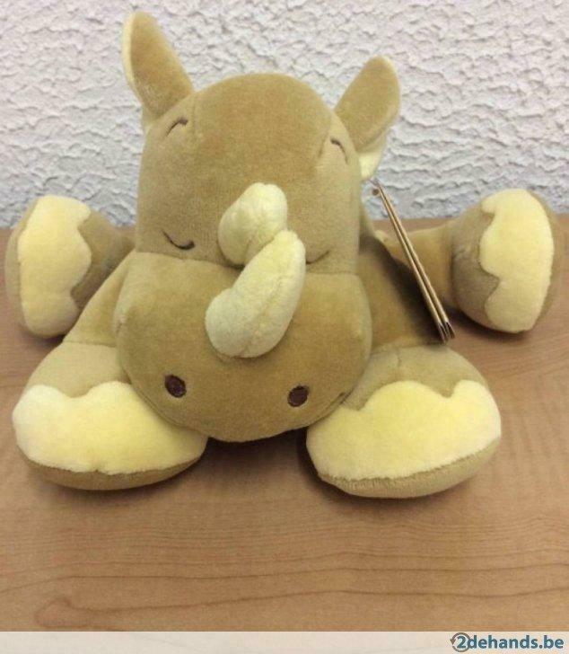 Heel zachte velours knuffel Noukies Rhino Kirafu. Nieuw!, Nieuw