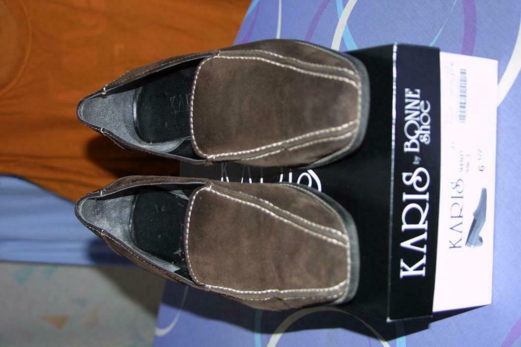 Donker bruine pump, Karis, maat 39,5, MET, Ophalen of Verzenden, Beige