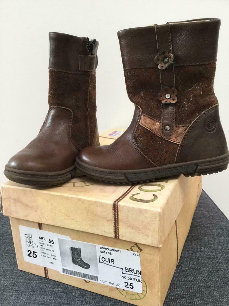 Bottes filles - Taille 25 - Compagnucci, Enlèvement ou Envoi, Comme neuf, Fille, Bottes