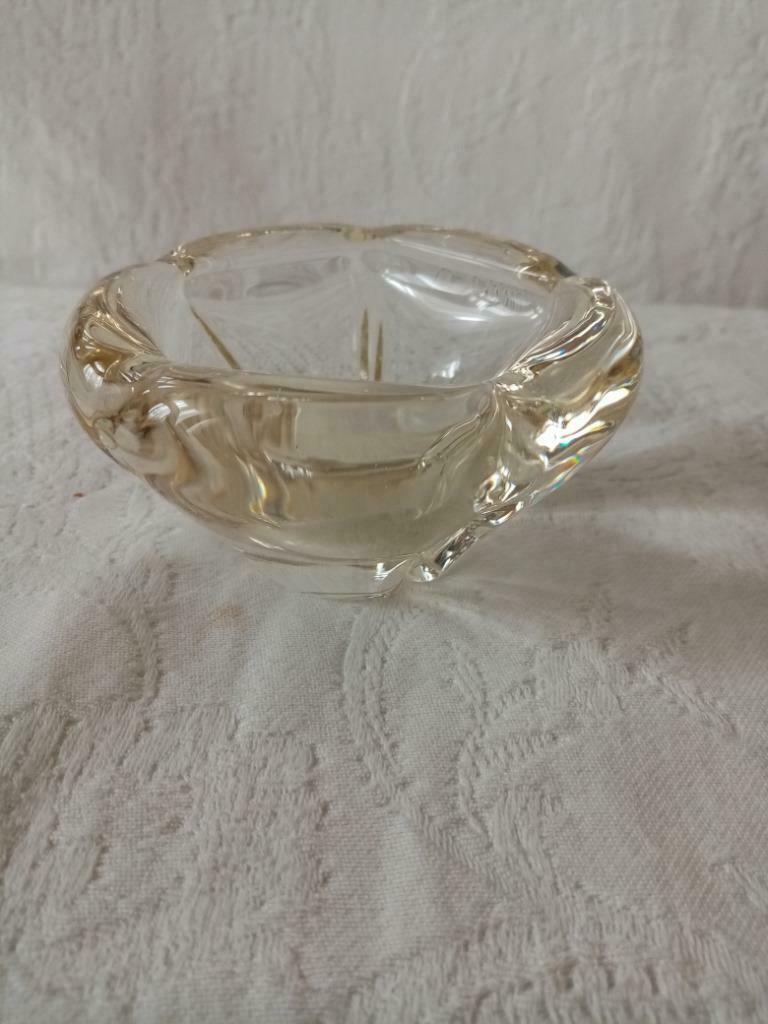 Decoratieve glazen zakasbak gesigneerd Daum / Frankrijk jare, Ophalen of Verzenden