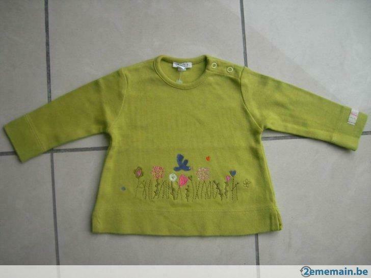 T-shirt babymini par CATIMINI 3 mois/60, Kinderen en Baby's, Gebruikt, Meisje