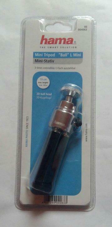 Mini Trépied hama "Ball" L Mini neuf sous blister, Enlèvement ou Envoi, Neuf, Trépied