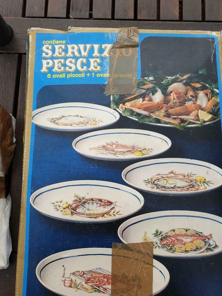 Vis service, Huis en Inrichting, Keuken | Servies, Ophalen, Overige materialen, Nieuw, Bord(en)
