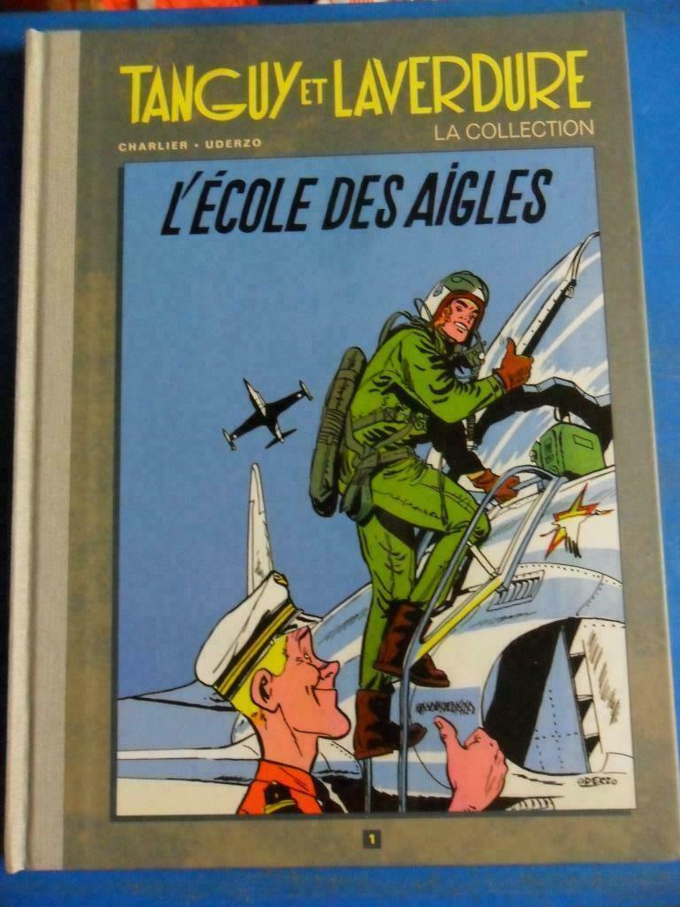Tanguy et Laverdure - L'école des aigles - Charlier Uderzo, Gelezen, Eén stripboek, Ophalen of Verzenden, Charlier Uderzo