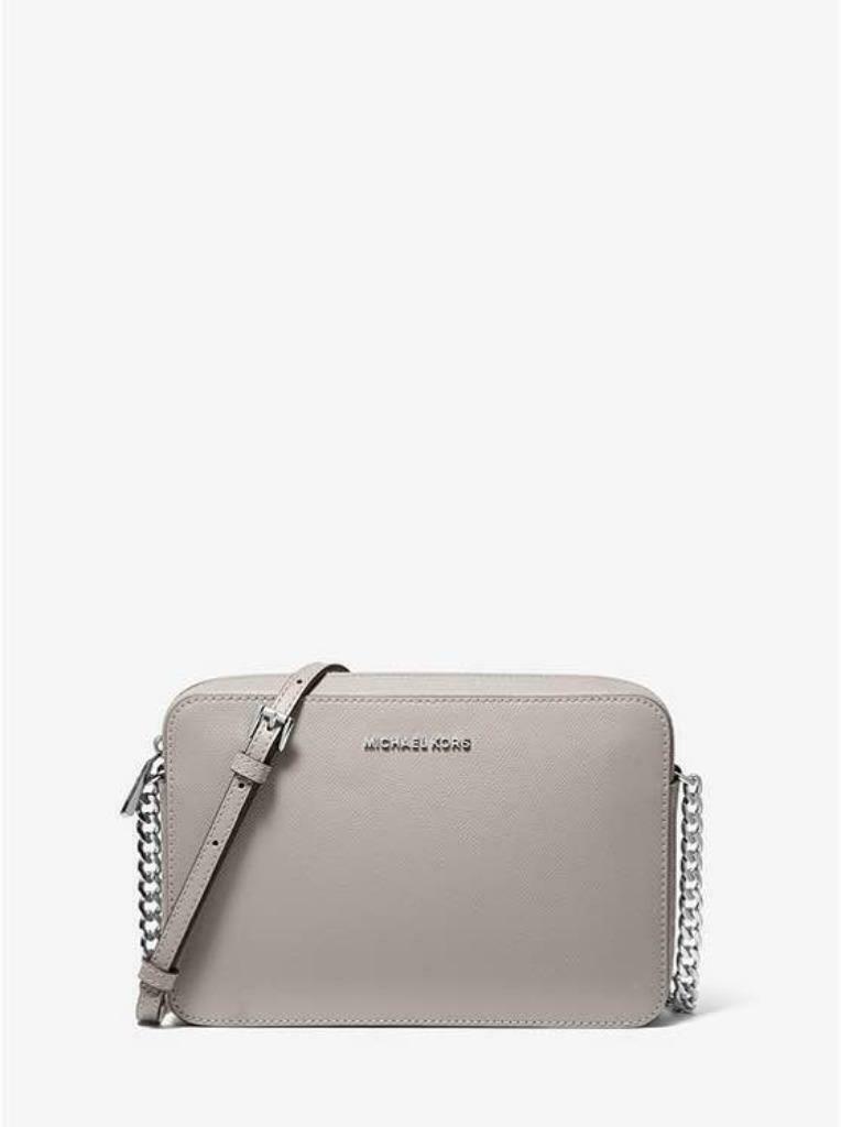 Michael Kors - Jet Set Large Saffiano Leather Crossbody Bag, Handtassen en Accessoires, Tassen | Damestassen, Ophalen of Verzenden