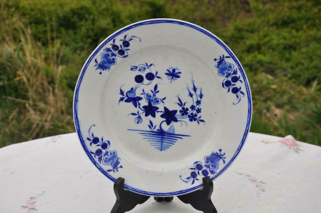 §  assiette plate tournai a la mouche 2 clochettes (5), Antiek en Kunst, Ophalen of Verzenden