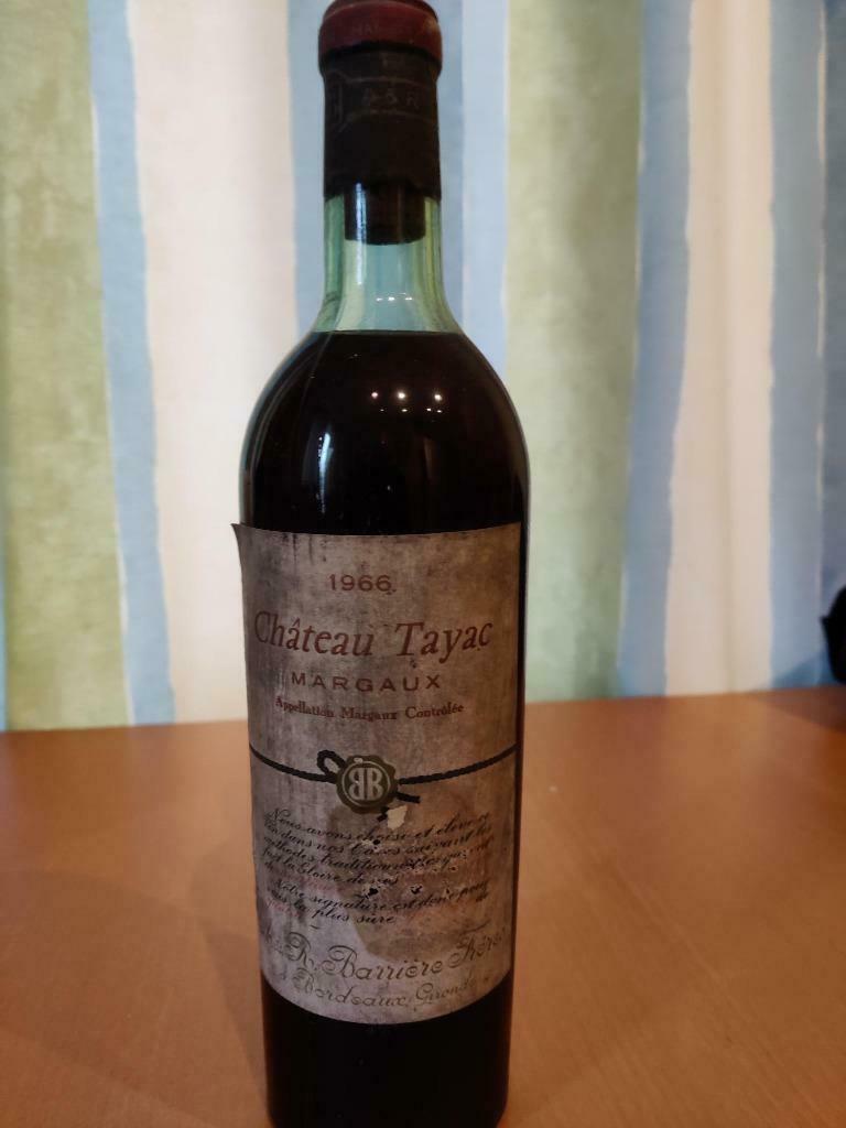 Chateau Tayac - Margaux 1966, Verzamelen, Wijnen, Ophalen, Nieuw, Frankrijk, Rode wijn