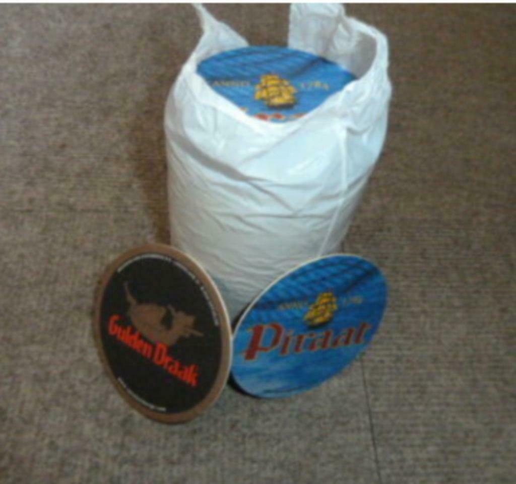 80 nieuwe bier viltjes GULDEN DRAAK / PIRAAT Van Steenberge, Enlèvement ou Envoi, Neuf, Sous-bock, Autres marques