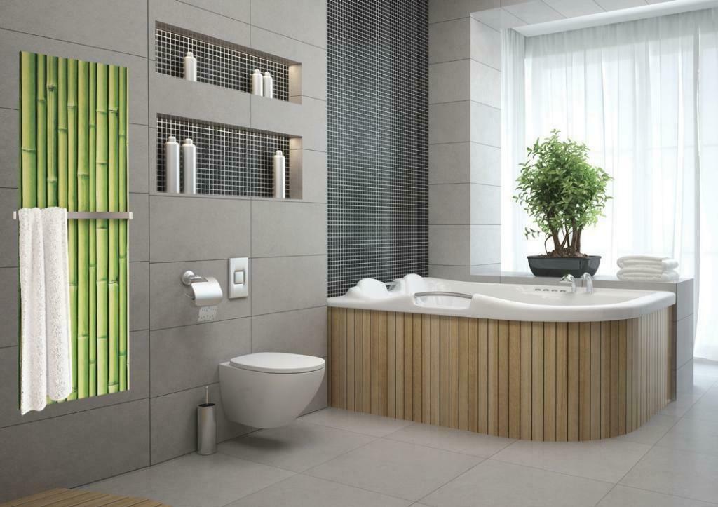 Glaspaneel Infrarood verwarming met NATUURLIJKE MATERIALEN, Doe-het-zelf en Bouw, Verwarming en Radiatoren, Nieuw, Overige typen