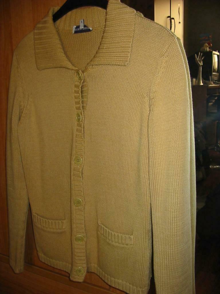 Beige gilet Donaldson Medium met kleine broderie (prima st), Kleding | Dames, Maat 38/40 (M), Beige, MET, Ophalen of Verzenden