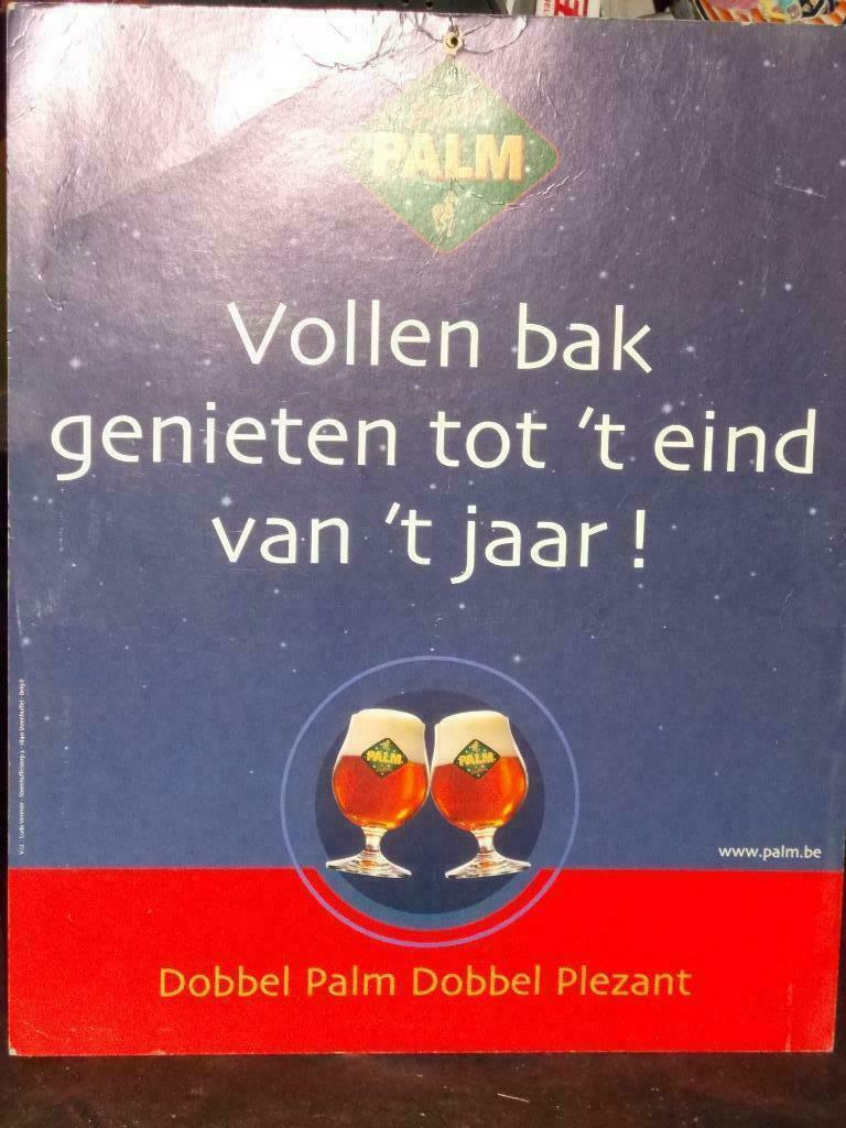 Beersign.Reclame in Karton.Dubbel Palm.Duvel, Enlèvement ou Envoi, Utilisé, Panneau publicitaire