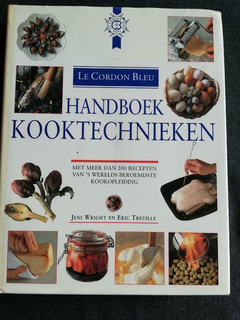 Handboek kooktechnieken, Enlèvement ou Envoi, Utilisé, Le Cordon Bleu, Gâteau, Tarte, Pâtisserie et Desserts