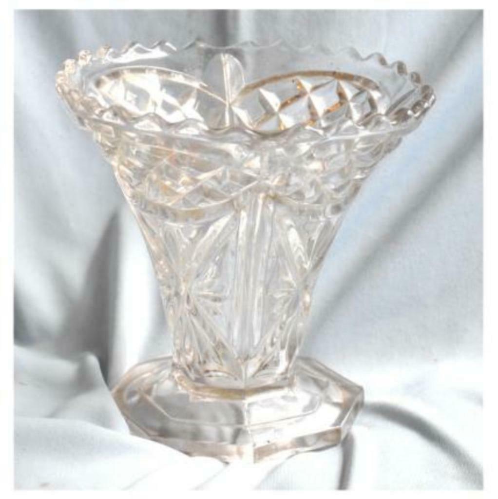 §vase  verre origine belge art déco, Antiquités & Art, Enlèvement ou Envoi