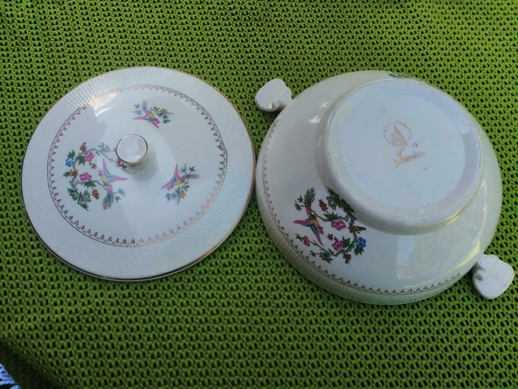 Ancienne Soupière Faience AMANDOISE PARADISE BE, Antiquités & Art, Enlèvement ou Envoi