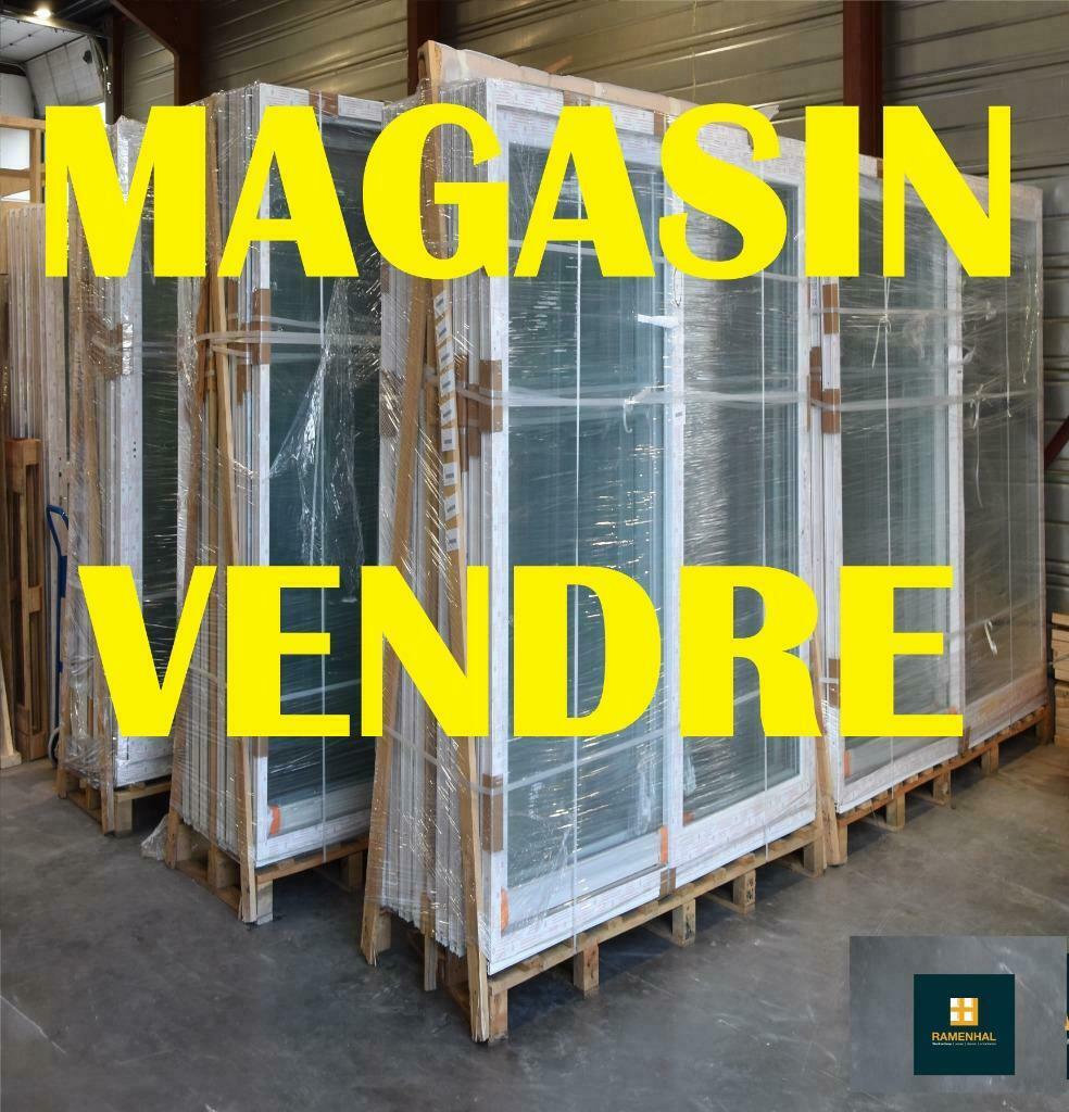 Châssis & Portes coulissantes magasin vendre, Enlèvement, Neuf, Synthétique, Châssis de fenêtre